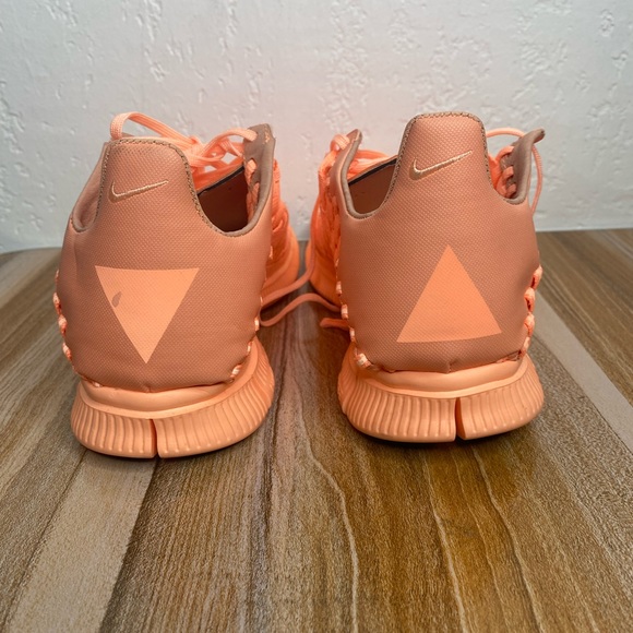 Nike Free Inneva Woven Tech Shoes Men’s Size 8 705797-888 Peach Sunset Glow - Picture 6 of 10